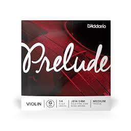 Prelude Strings Violin Single G String, 1/2 Scale, Medium Tension